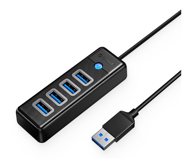Orico USB-A - 4x USB-A 3.0 - czarny - 1343448 - zdjęcie